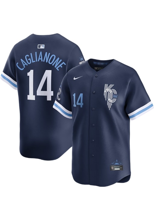 Jac Caglianone Kansas City Royals Mens NAVY City Connect Limited