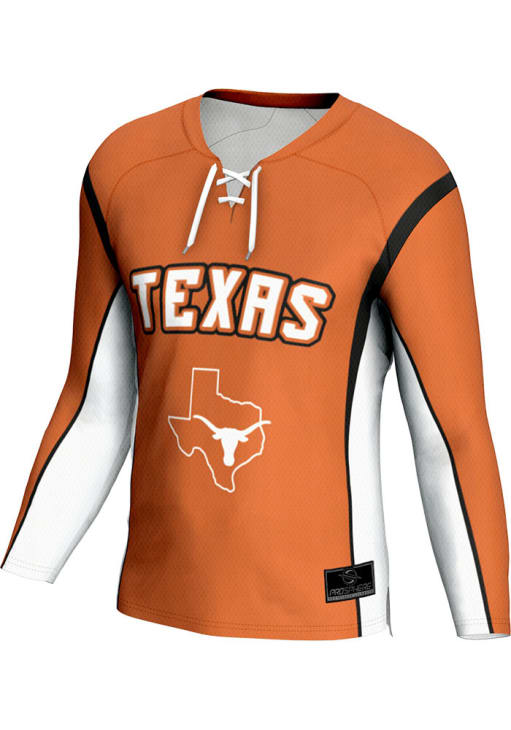 ProSphere Texas Longhorns Mens BURNTORANGE Rival Hockey Jersey