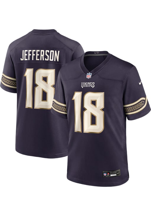 Justin Jefferson Minnesota Vikings DKPURPLE Rivalry Jersey - 939715749