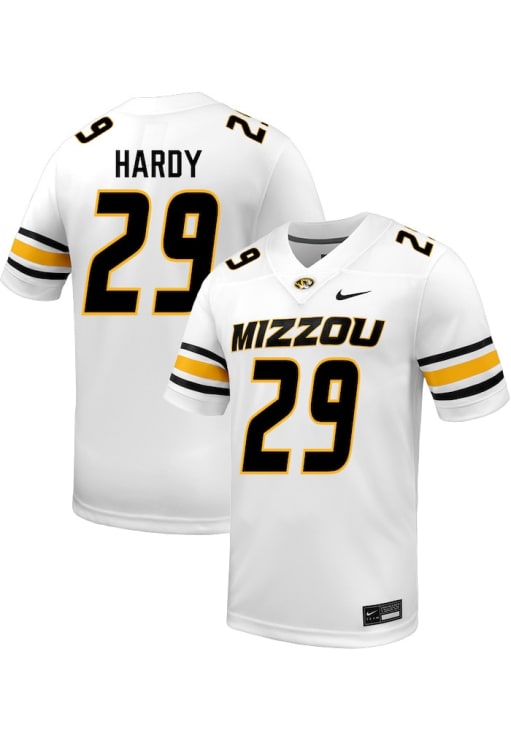 Ahmad Hardy Missouri Tigers White Football NIL Jersey - 93998265