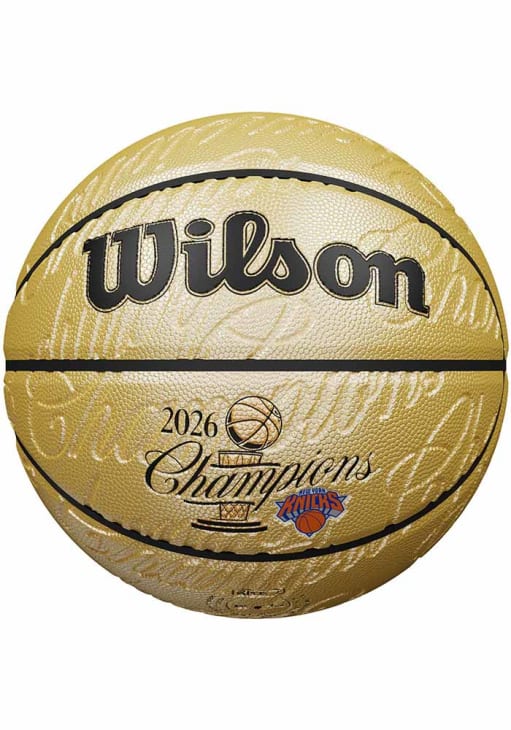 【新品未使用】New YORK KNICKS CHAMPIONS New York Knicks GOLD 2026 Finals Champions Basketball - 942306452