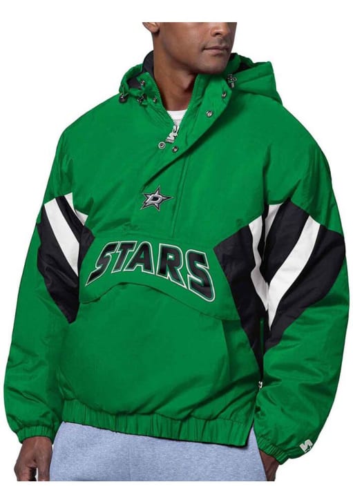 Starter Dallas Stars Mens The Line Up BLACK Pullover Jackets
