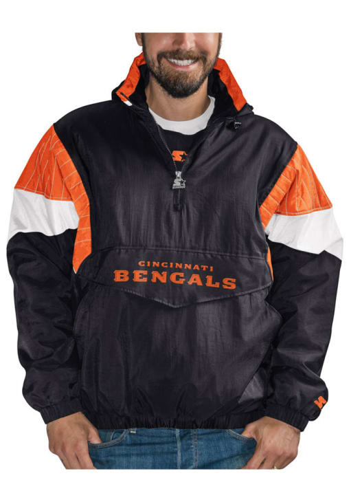 Starter Cincinnati Bengals Mens Thursday Night BLACK Pullover