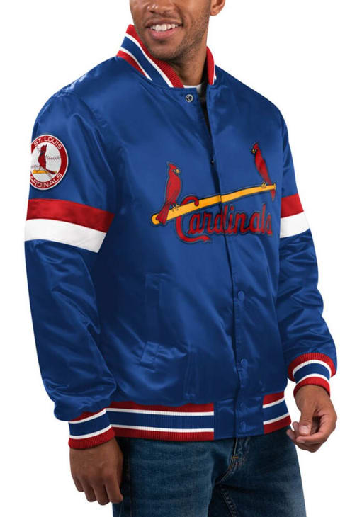 Starter St Louis Cardinals Mens LIGHT BLUE Home Game Varsity