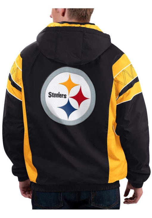 スターター steelers ジャケット Pittsburgh Steelers Starter Heavyweight Varsity Satin Jacket