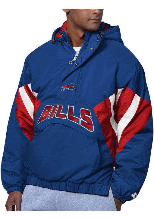 Starter Buffalo Bills Mens The Line Up ROYAL Pullover Jackets