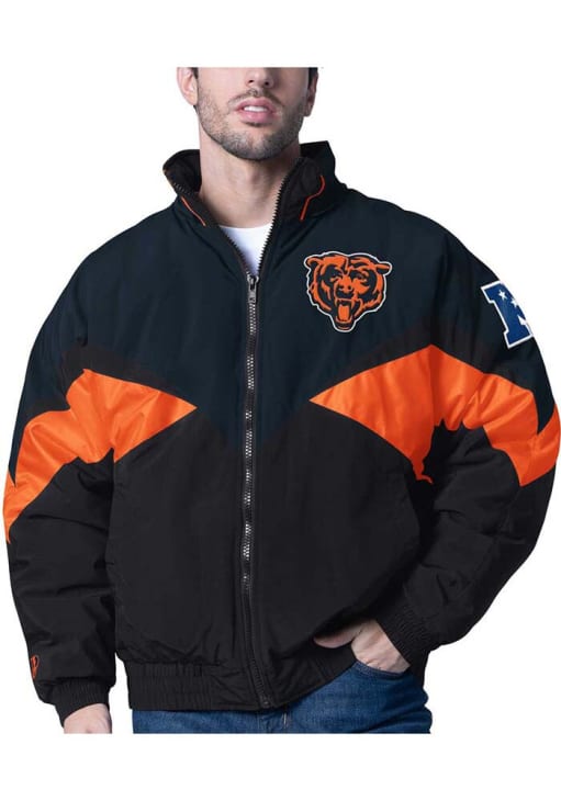 NFL BEARS PRO LINE ウォームアップウェア Pro Player Chicago Bears Mens NAVY Jet Heavyweight Jacket - 9439402