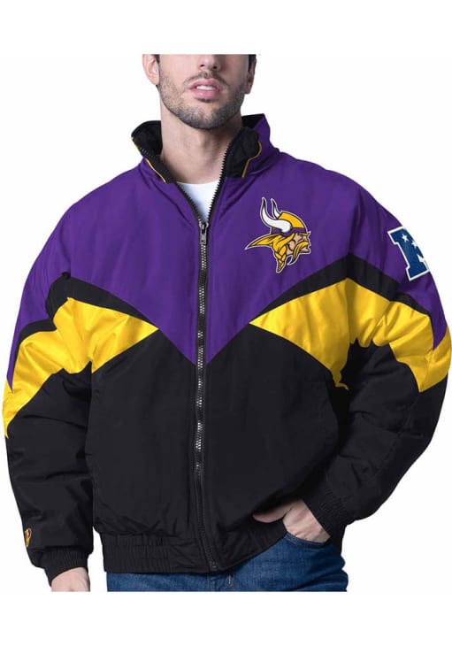 Pro Player Minnesota Vikings Mens PURPLE Jet Heavyweight Jacket