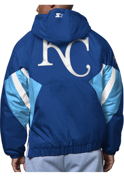 Starter Kansas City Royals Mens The Line Up ROYAL Pullover Jackets