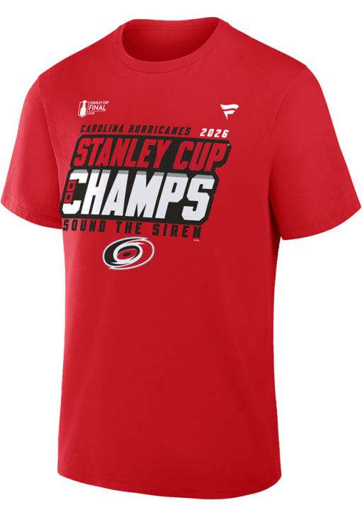 Carolina Hurricanes Red 2026 Stanley Cup Champions Vintage Short