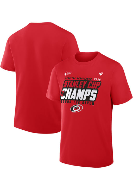 Carolina Hurricanes Red 2026 Stanley Cup Champions Vintage Short