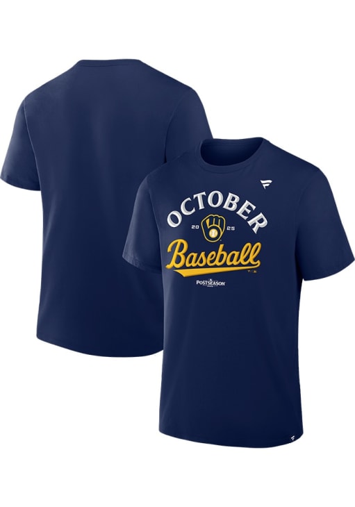 Milwaukee Brewers NAVY 2025 Postseason Participant Locker Room