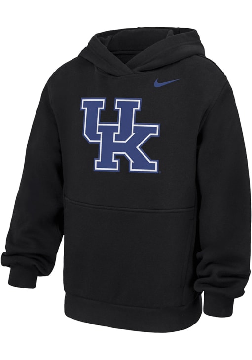 Kentucky Wildcats Nike Youth BLACK Primary Logo Long Sleeve Hoodie