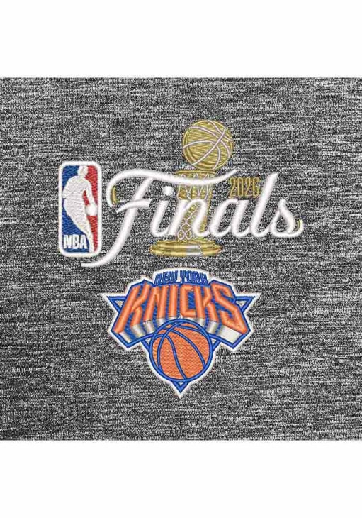 Antigua New York Knicks Mens BLACK-HEATHER 2026 NBA Finals Hunk