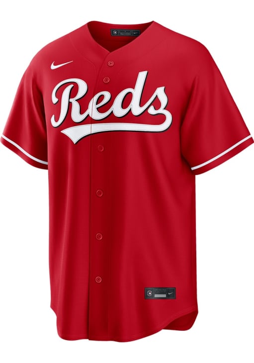 Ken Griffey Jr. Cincinnati Reds Mens Replica Red Alternate Jersey
