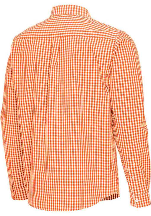 broncos dress shirt Antigua Denver Broncos Mens Orange Ellis Long Sleeve Dress Shirt, Orange, Size L