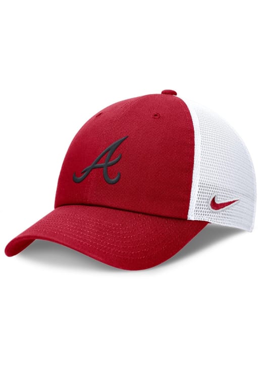 Nike Atlanta Braves Red Evergreen Club Unstructured Trucker