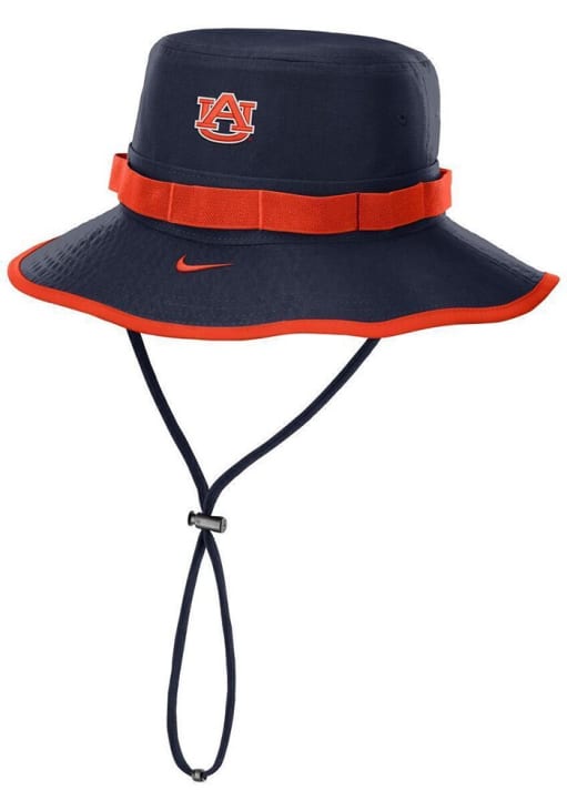Nike Auburn Tigers NAVY Sideline Gameday Apex Bucket Hat - 984491806
