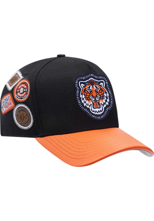 WHIZ LIMITED 24SS TIGER DENNIS HAT ハット Pro Standard Detroit Tigers BLACK DIY Pick Stitch Leather Front
