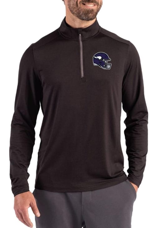 Cutter and Buck Minnesota Vikings Mens BLACK Helmet Coastline