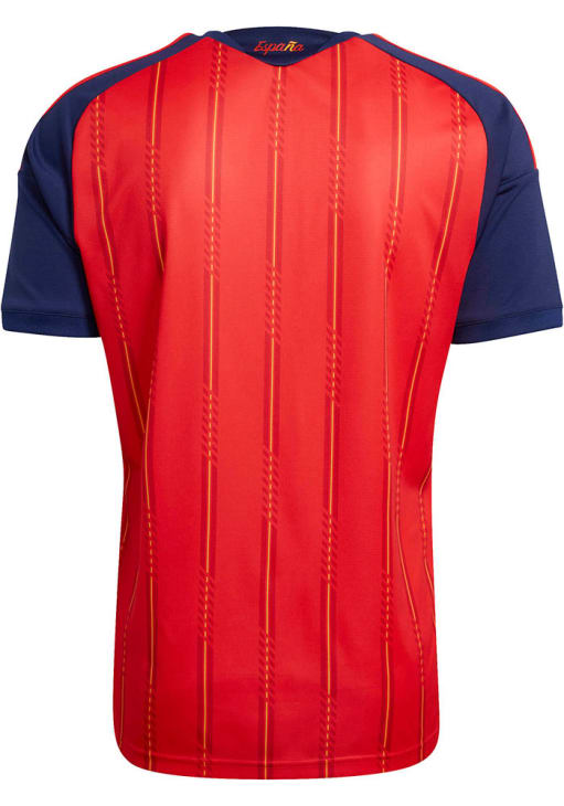 Spain National Team Mens Adidas Replica Soccer Red Replica Home