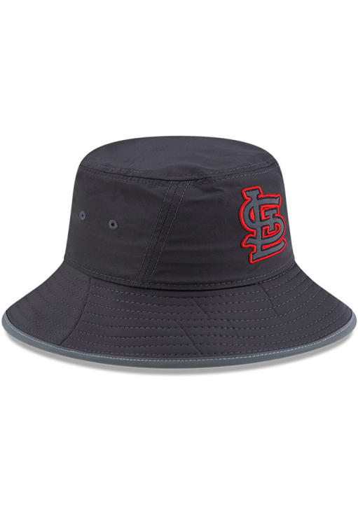 New Era St Louis Cardinals STEEL Featherweight Stretch Bucket Hat