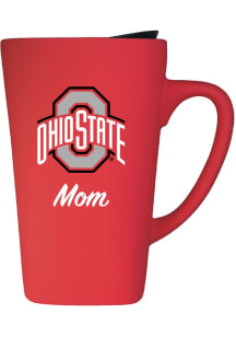 Ohio State Buckeyes 16oz Soft Touch Mom Ceramic Mug - Red