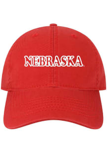 Nebraska Cornhuskers Red Relaxed Twill Youth Adjustable Hat