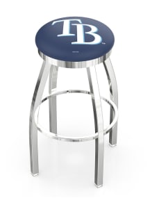 Tampa Bay Rays Chrome Pub Stool - Silver