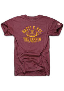 The Mitten State Central Michigan Chippewas Maroon Football Short Sleeve Fashion T Shirt