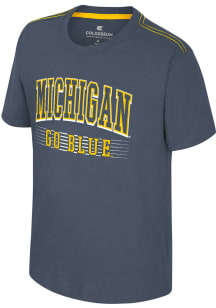 Colosseum Michigan Wolverines Youth Blue Chucky Short Sleeve T-Shirt