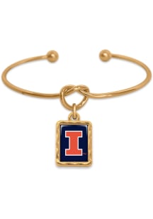 Illinois Fighting Illini Vivian Gold Womens Bracelet