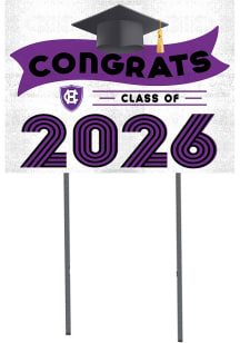 Holy Cross Crusaders KH Sports Fan Class of 2026 Yard Sign - Purple