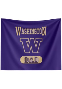 Washington Huskies Dad 34x40 Tapestry Blanket