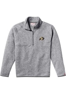 Colorado Buffaloes Mens Grey Saranac Pullover Jackets