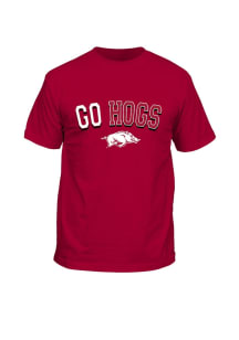 Arkansas Razorbacks Cardinal Slogan Short Sleeve T Shirt