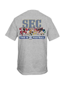 SEC Grey Illustrations Short Sleeve T Shirt