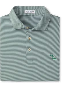 Peter Millar William & Mary Tribe Mens Green Jubilee Short Sleeve Fashion Polo