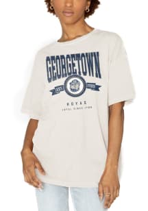 Gameday Couture Georgetown Hoyas Womens Ivory Get Goin' Short Sleeve T-Shirt