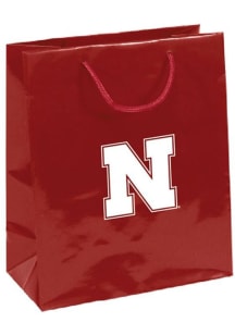 Nebraska Cornhuskers 10x12 Red Medium Metallic  Gift Bag