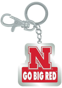 Nebraska Cornhuskers Slogan Keychain - Red