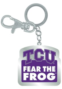 TCU Horned Frogs Slogan Keychain
