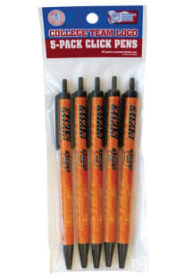 Oklahoma State Cowboys 5pk Click Pen - Orange