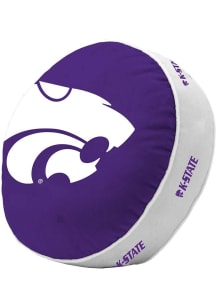 K-State Wildcats Puff Pillow Throw Pillow - Purple