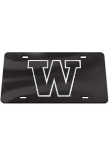 Washington Huskies Carbon Specialty Acrylic License Frame