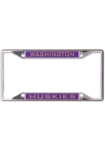 Washington Huskies Printed Printed Metal License Frame