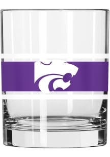 K-State Wildcats 14oz Stripe Rock Glass - Purple