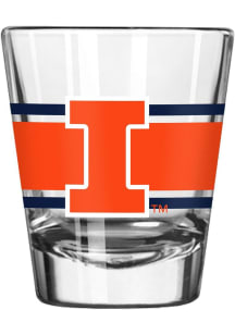 Illinois Fighting Illini 2oz Stripe Shot Glass