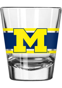 Michigan Wolverines 2oz Stripe Shot Glass