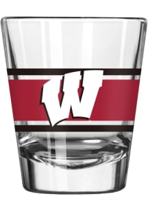 Wisconsin Badgers 2oz Stripe Shot Glass